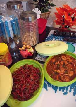 Udang vs Tofu Asam manis ala SDW