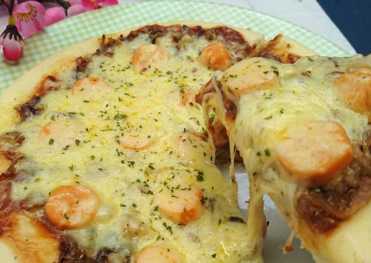 Resep Pizza daging tumis By Selene Cake