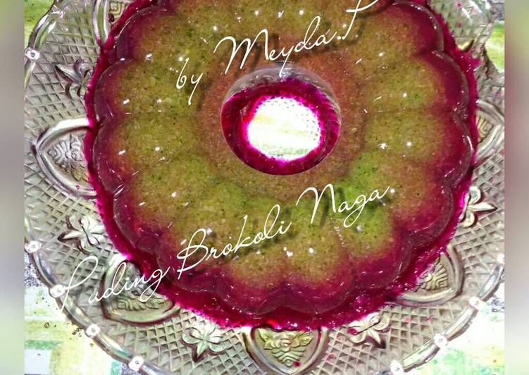 Resep Puding Brokoli Naga Kiriman dari Meyda Pratiwi