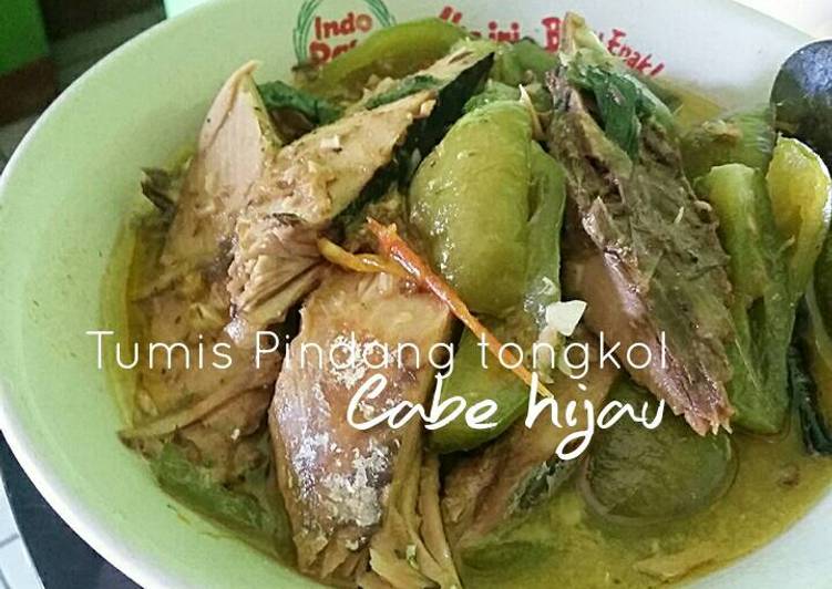 Resep Tumis pindang tongkol cabe hijau By Aisyah, Nurul.