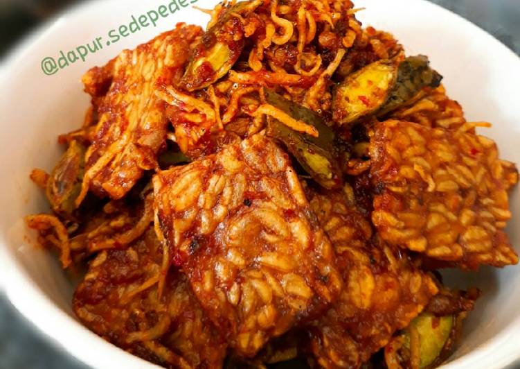 Resep Balado Tempe Teri Pete (#pr_recookmasakanpedas) Dari Ina Harahap