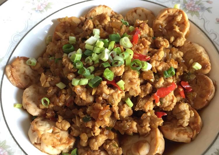 Resep Tofu Daging Cincang - Careen Cinthya