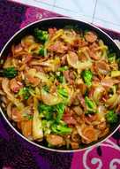 Toping pizza "meat lover" homemade