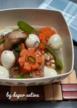 Sup Ayam Telur Puyuh#Ketopad_CP_AnekaSoup