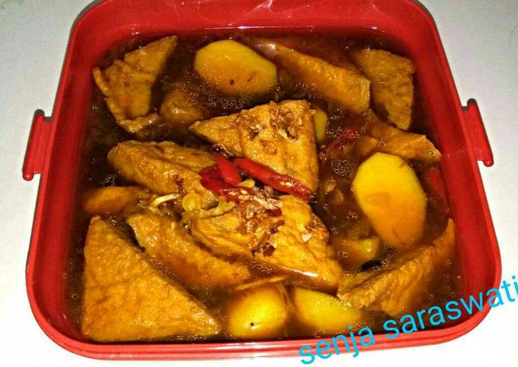 resep Semur tahu kentang praktis