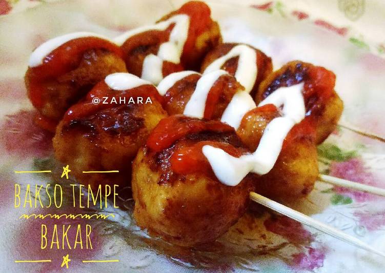 resep lengkap untuk Bakso Tempe Bakar