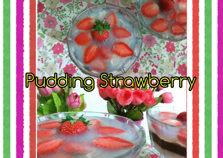 resep lengkap untuk Pudding Strawberry ?? #ketofriendly #ketofy #debm #jelly