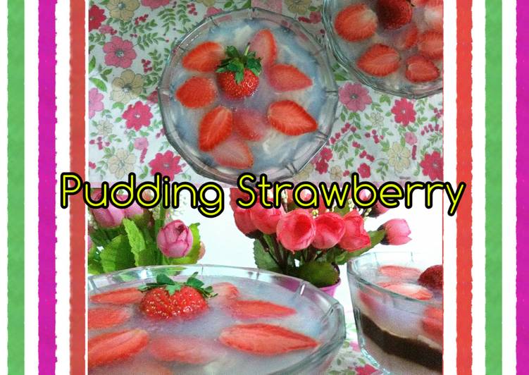 resep makanan Pudding Strawberry ?? #ketofriendly #ketofy #debm #jelly