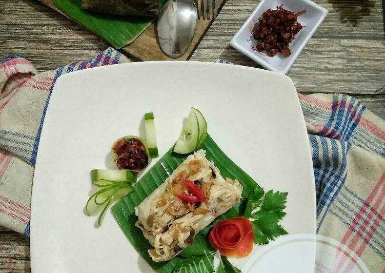 resep Nasi liwet bakar ayam jamur