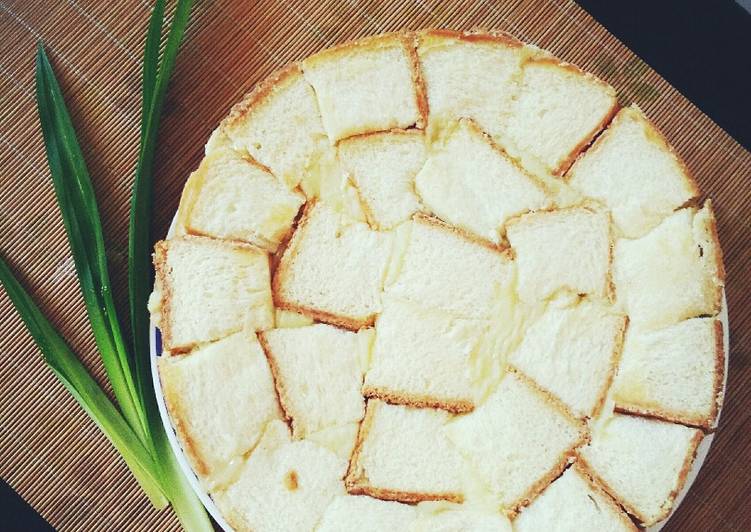 gambar untuk cara membuat Roti Lapis Kukus Selai Durian