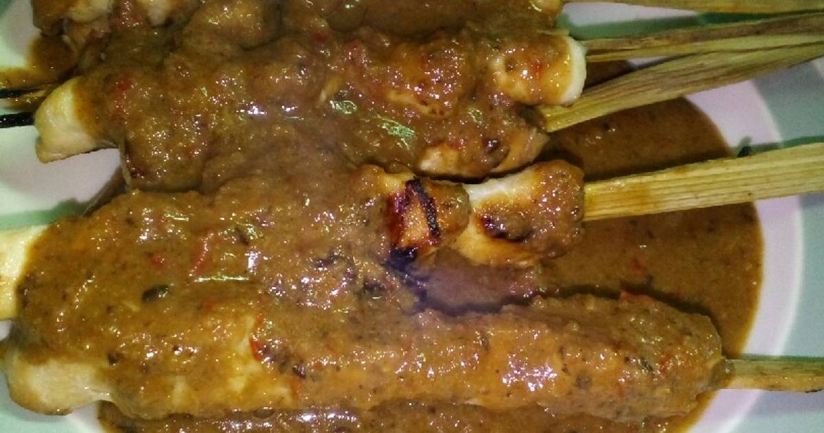 776 resep sate ayam bumbu kacang enak dan sederhana Cookpad