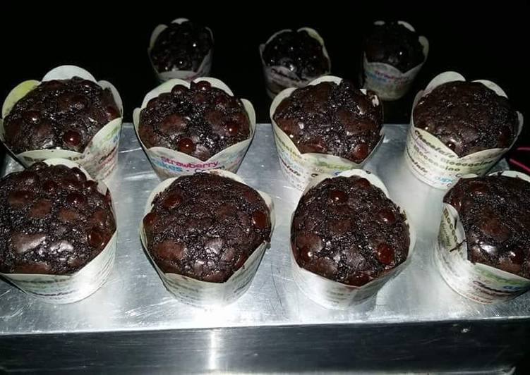 resep makanan Cupcake Brownis panggang