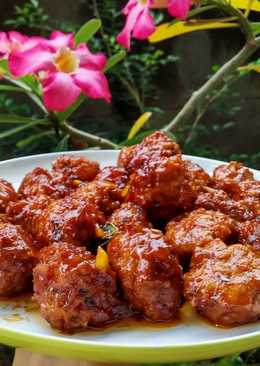 Bola-Bola Tempe Goreng Kecap