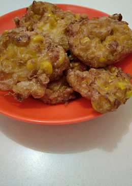 Dadar jagung balur telur