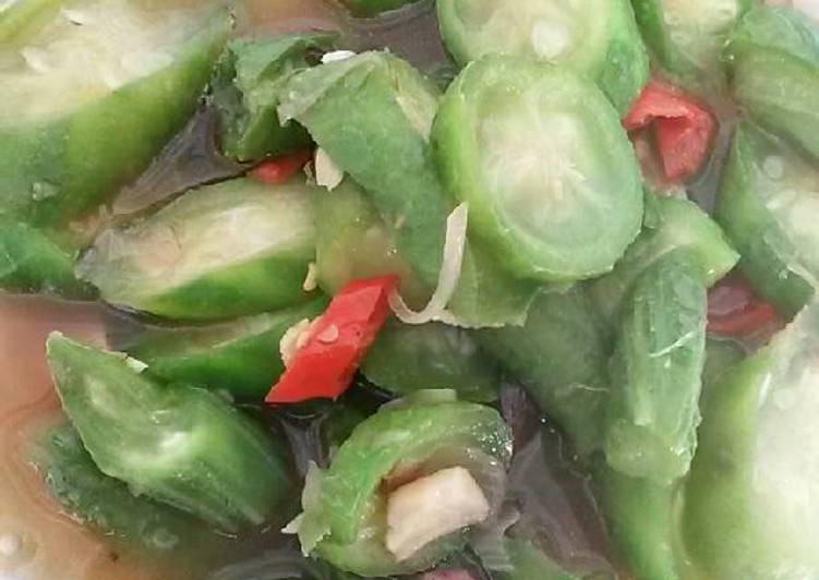 resep lengkap untuk Tumis Gambas (oyong)