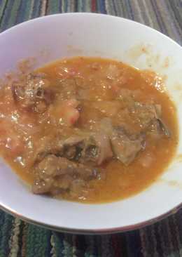 Seblak Tulang dan kerupuk