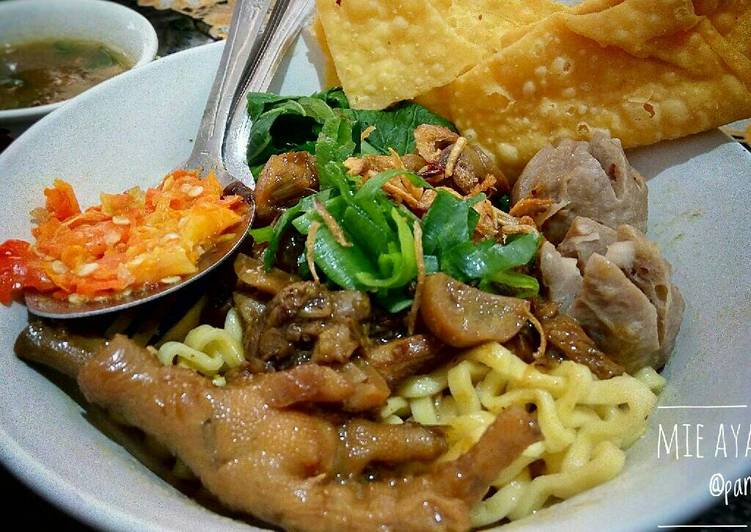 Resep Mie Ayam Jamur simple banget - puji pangestu