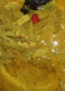 Sayur labu siem dan tempe untuk lontong