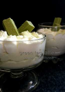 Green Tea Latte Cheesecake Mousse