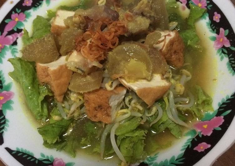 Resep Tahu campur lamongan - Selly Mutiara Restika