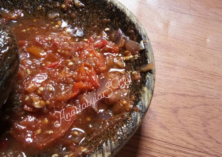 gambar untuk resep makanan Sambel Terasi Gula Merah