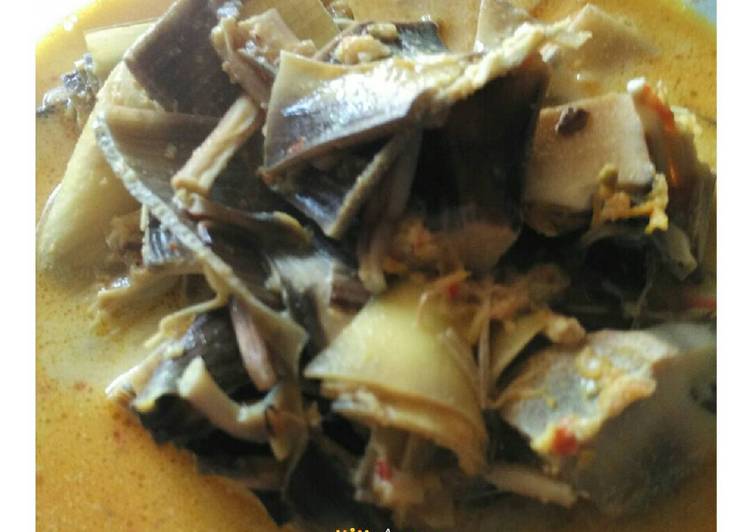 resep lengkap untuk Gulai Ontong recook susi agung