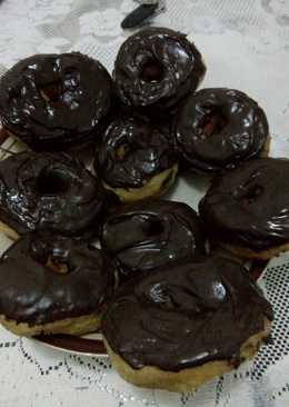 Donat kentang pake toping coklat