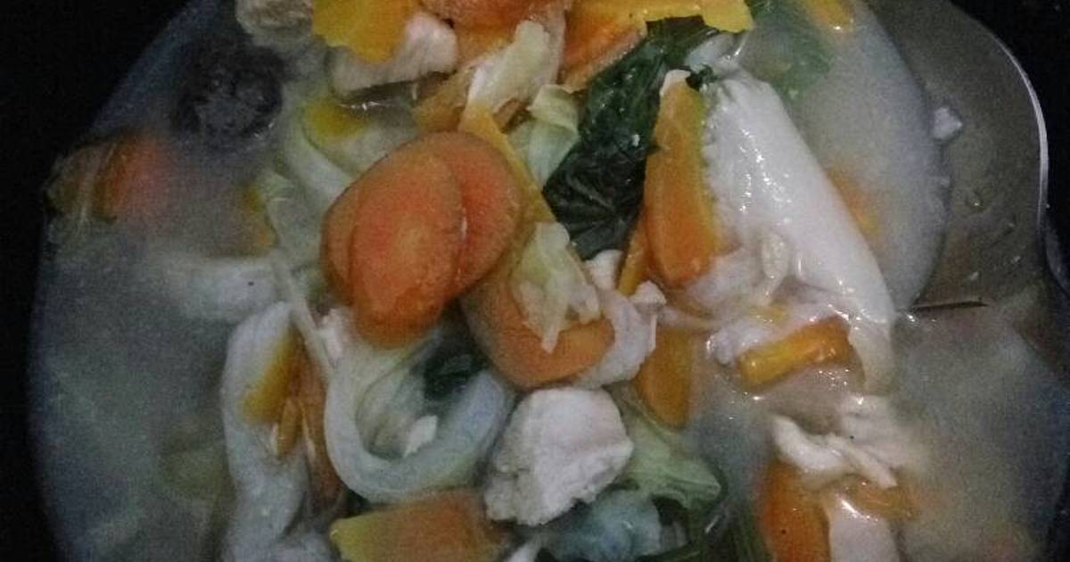 Resep Sop  ayam  jamur oleh Fitri Monamy Cookpad