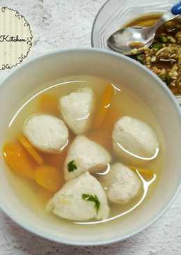 Sup Bakso Ikan Homemade