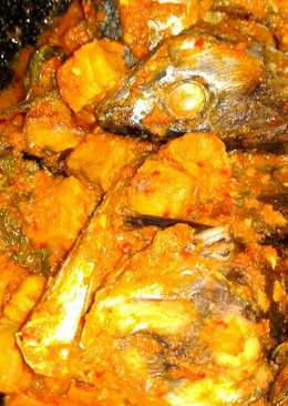 Tongkol bumbu kuning kemangi