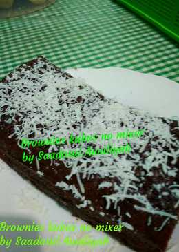 Brownies kukus no mixer