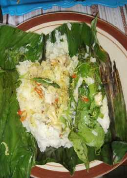 Nasi Bakar Teri & Cumi Asin