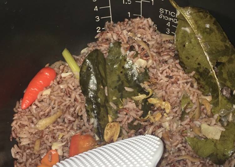 Resep Nasi merah liwet (aneka nasi merah) Kiriman dari Sharon Mssharon