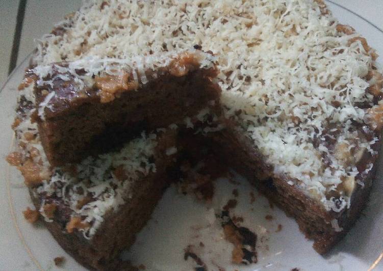 resep Cake coklat almost lava ??