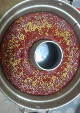 Red velvet tanpa buah bit (no mixer n eggless)