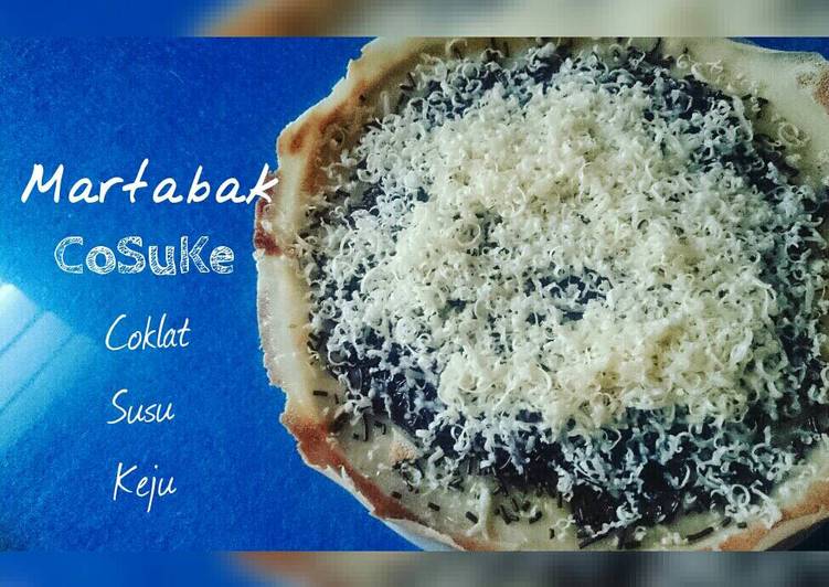 gambar untuk cara membuat Martabak Manis CoSuKe (coklat susu keju) Lembuuuttt ????