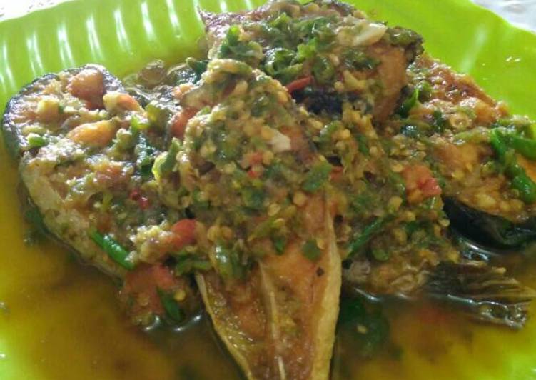 gambar untuk resep makanan Sambal ikan patin super pedas