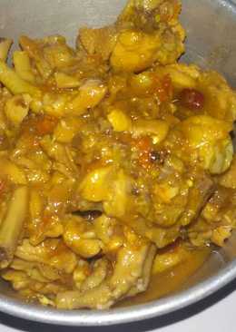 Ayam bumbu kuning simple enak gurih empuk