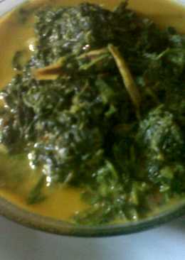 Sayur Daun Singkong Kuah Santan