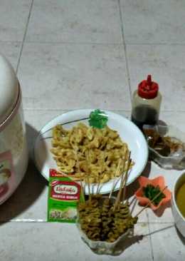 Bubur Ayam dengan Cakwe home made
