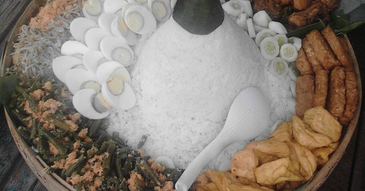 Resep Nasi urap ayam kecap khas pacitan ala putri wulan