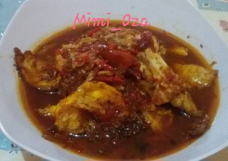 gambar untuk resep Telur ceplok kuah pedas