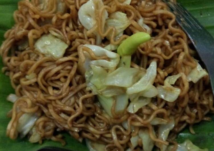 cara membuat Bakmi Goreng ala resto