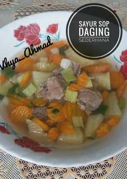 Sayur Sop Daging Sederhana