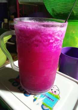 Jus buah naga... gerrr