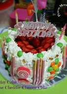 B'day Cake base Cheddar Chesee Cake