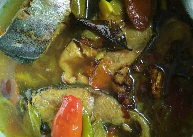 resep lengkap untuk Pindang ikan kuwe