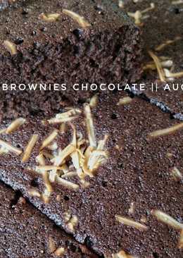 Brownies Coklat Putih Telur