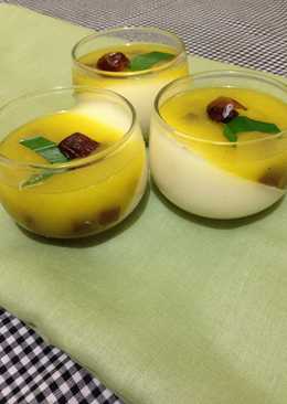 Puding mangga kurma