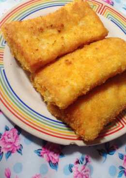 Roti goreng rogut with mozerella